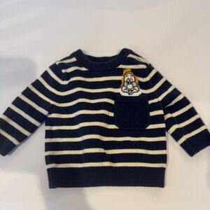 Baby‎ Gap Disney Baby Snow White and the Seven Dwarfs stripe sweater 3-6 months